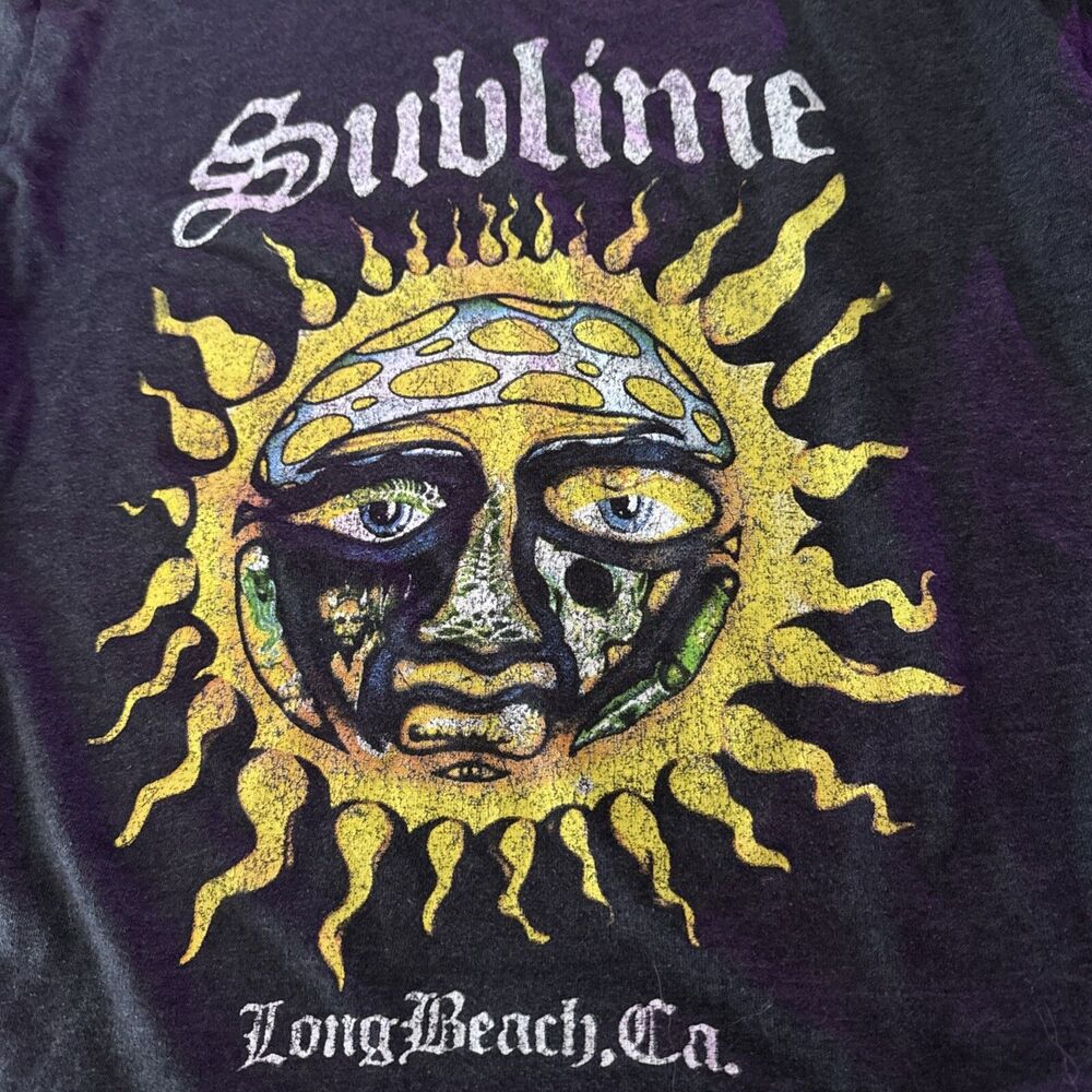 Sublime Long Beach, CA Sun Gray Short Sleeve Shirt Children’s Large Retro Band